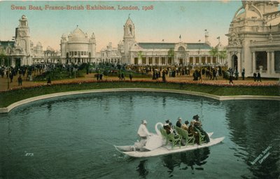 Swan Boat, fransk-britisk udstilling, London, 1908 af English Photographer