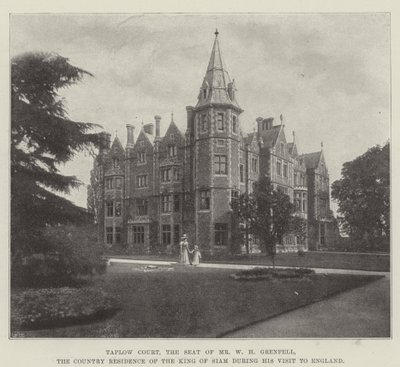 Taplow Court, sæde for hr. W H Grenfell, kongens landbolig under hans besøg i England af English Photographer