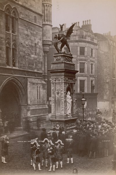 Temple Bar Memorial af English Photographer