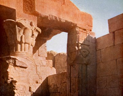 Tempel i El Medina, Egypten. af English Photographer