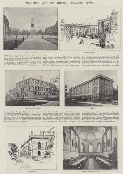 100-års jubilæum for Trinity College, Dublin af English Photographer