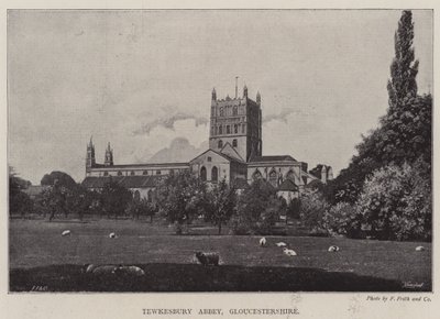 Tewkesbury Abbey, Gloucestershire af English Photographer
