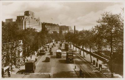 Thames Embankment, London af English Photographer