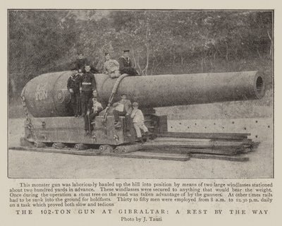 102-tons pistolen i Gibraltar, en pause forresten af English Photographer