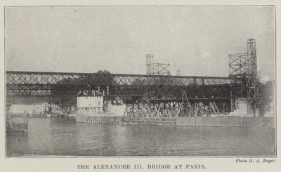 Alexander III, broen i Paris af English Photographer