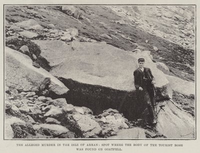 Det påståede mord på Isle of Arran, stedet hvor liget af turistrosen blev fundet på Goatfell af English Photographer