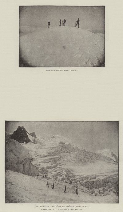 Bestigningen af Mont Blanc af English Photographer