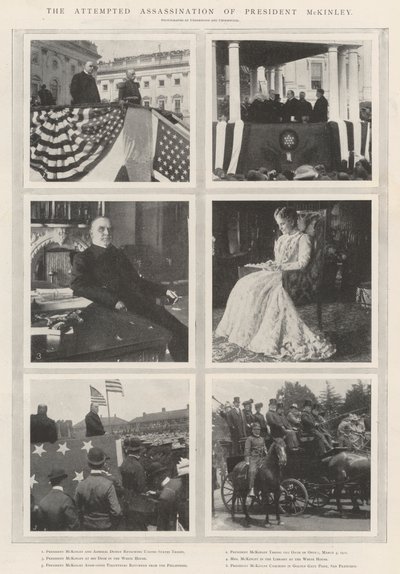 Attentatforsøg på præsident McKinley af English Photographer