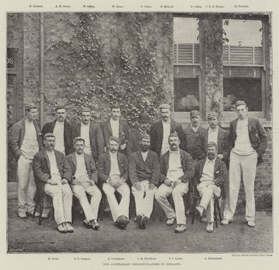 De australske cricket-spillere i England af English Photographer