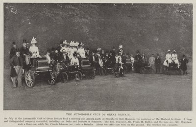 Automobilklubben i Storbritannien af English Photographer