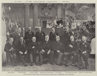 Bazaren ved Royal United Service Institution, Whitehall, udvalget af English Photographer