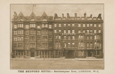 The Bedford Hotel, Southampton Row, London af English Photographer