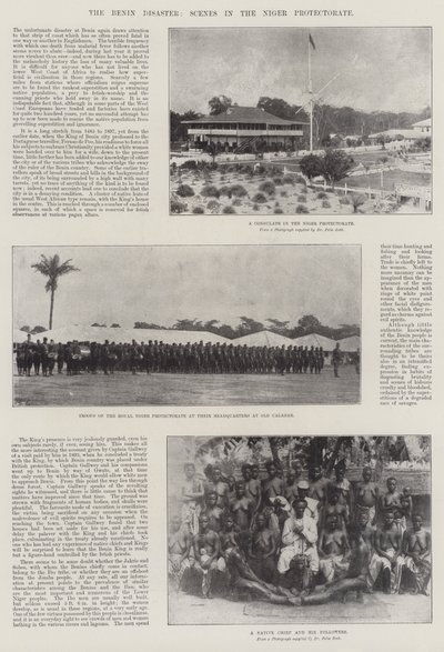 Benin-katastrofen, scener i Niger-protektoratet af English Photographer