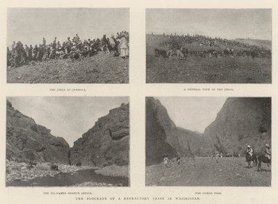 Blokaden af en ildfast stamme i Waziristan af English Photographer