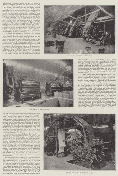 Den britiske Calico-Printing Industry af English Photographer