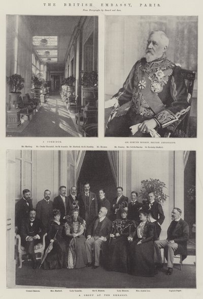 Den britiske ambassade, Paris af English Photographer
