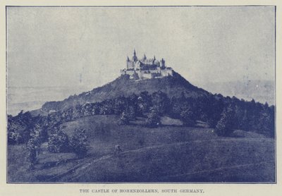 Slottet Hohenzollern, Sydtyskland af English Photographer