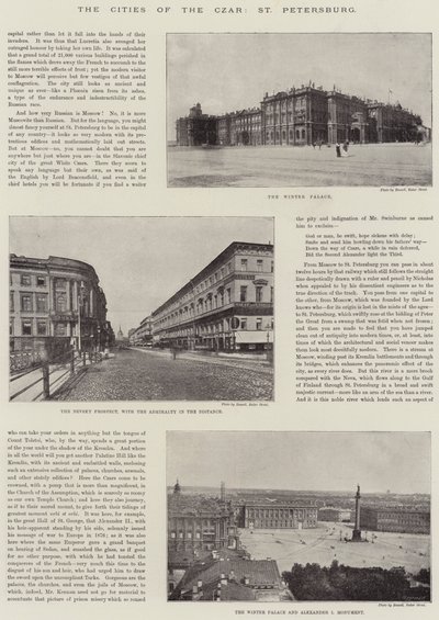 Czarens byer, Skt. Petersborg af English Photographer