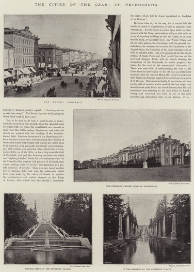 Czarens byer, Skt. Petersborg af English Photographer