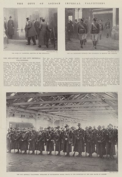 The City of London Imperial Volunteers af English Photographer