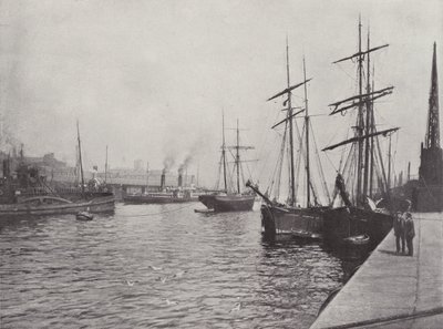 The Clyde i Glasgow af English Photographer