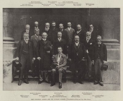 Kolonikontoret og dets Jubilæumsgæster af English Photographer