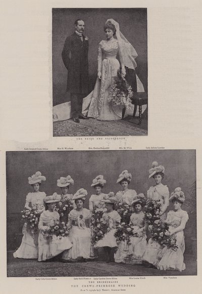 Crewe-Primrose brylluppet af English Photographer