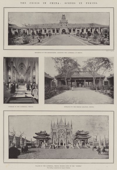 Krisen i Kina, scener i Peking af English Photographer