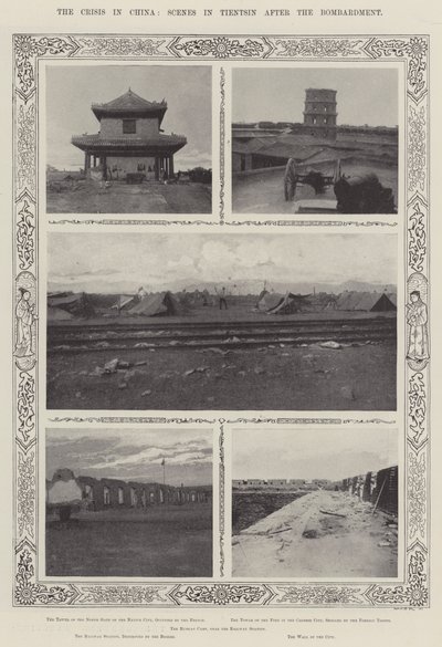 Krisen i Kina, scener i Tientsin efter bombardementet af English Photographer