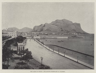 Krisen på Sicilien, Marinepromenaden i Palermo af English Photographer