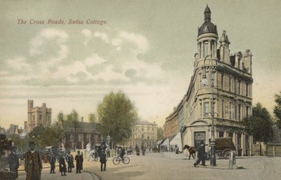 The Cross Roads, Swiss Cottage, London (farvefoto) af English Photographer