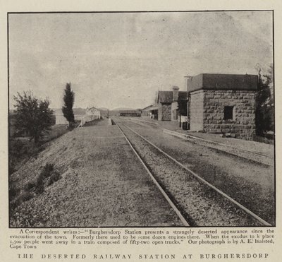 Der verlassene Bahnhof in Burghersdorp von English Photographer