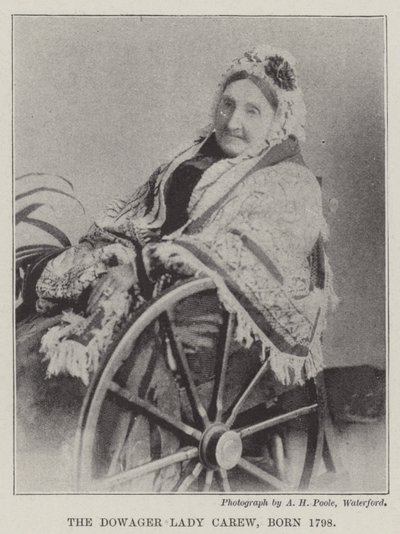 Enkefruen Carew, født 1798 af English Photographer