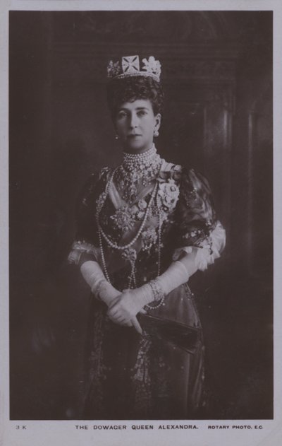 Enkedronningen Alexandra (s/h foto) af English Photographer