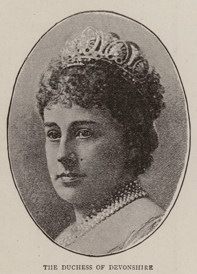 Hertuginden af Devonshire af English Photographer