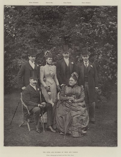 Hertugen og hertuginden af Teck og familien af English Photographer