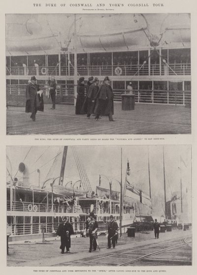 The Duke of Cornwall og Yorks Colonial Tour af English Photographer