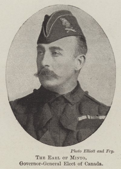 Jarlen af Minto, den valgte generalguvernør i Canada af English Photographer