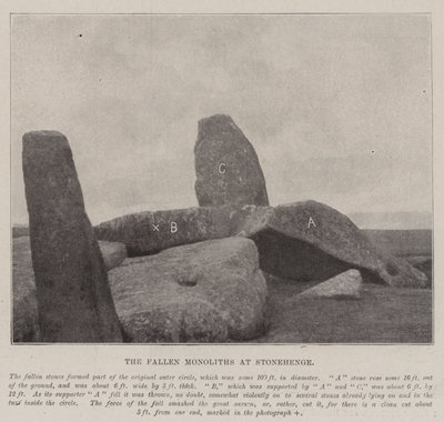 De faldne monolitter ved Stonehenge af English Photographer