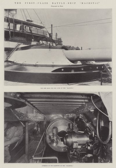 Førsteklasses Battle-Ship Majestic af English Photographer