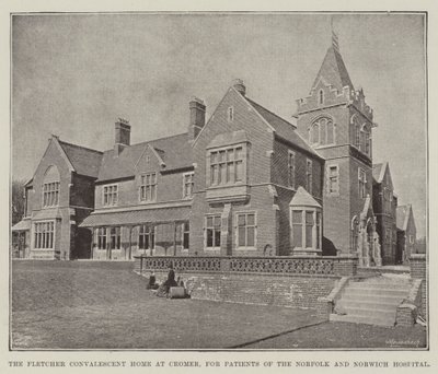 Fletcher rekonvalescenthjem i Cromer, for patienter på Norfolk og Norwich Hospital af English Photographer