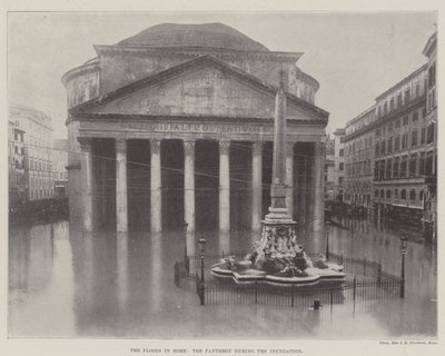 Oversvømmelserne i Rom, Pantheon under oversvømmelsen af English Photographer