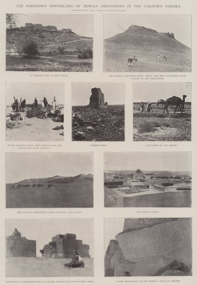 Det forbudte bagland i Tripoli, opdagelser i det ukendte Sahara af English Photographer