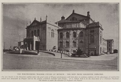 Den kommende Wagner-cykler i München, det nye Prinz Regenten-teater af English Photographer