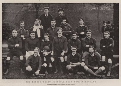Det franske rugby fodboldhold er nu i England af English Photographer