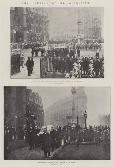 Hr Gladstones begravelse af English Photographer