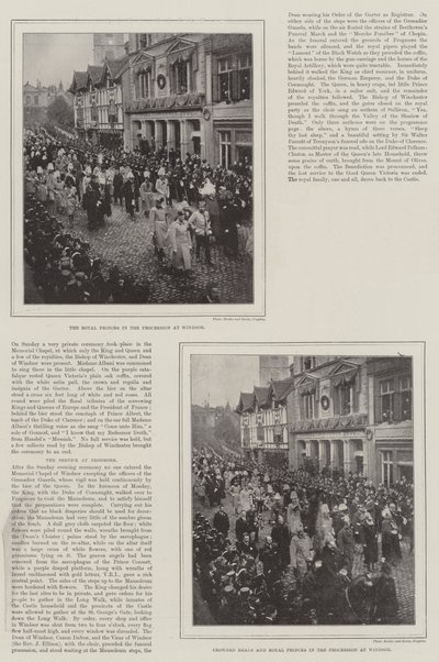 Dronning Victorias begravelse af English Photographer