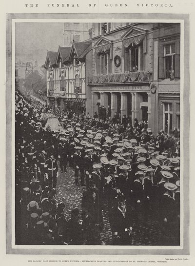 Dronning Victorias begravelse af English Photographer