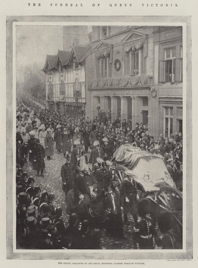 Dronning Victorias begravelse af English Photographer