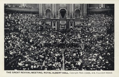 The Great Revival Meeting, Royal Albert Hall, London af English Photographer